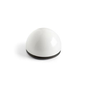 Rei | pack de 2 batentes de porta funcionais | plástico branco | 40x40x28