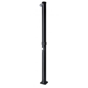 DUCHA SOLAR PARA PISCINAS GRE Y JARDIN PVC SIN LAVAPIES PARTIDA NEGRA