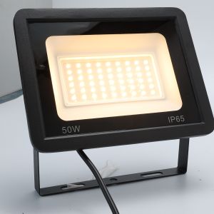 Projetor LED exterior ip65 50w 4750lm 3000k luz quente - casa, jardim