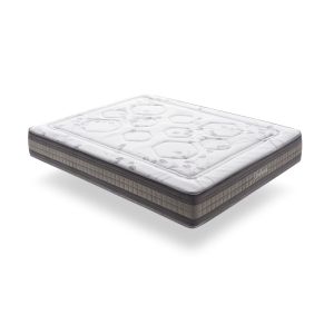 Colchão de molas ensacadas 90x190 com design e conforto em grafeno 29cm±2.