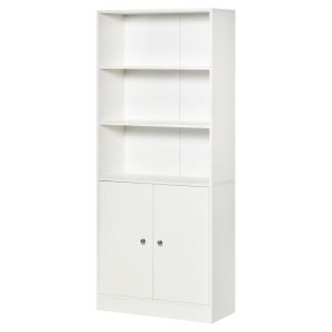 Estante 70x29.5x167 cm color blanco Homcom, loja de ferragens - lavanderia