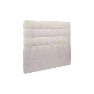 Cabeceira estofada de 160 cm - tecido tela fosca beige clair - bege claro
