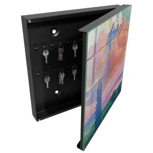 Armário para chaves decorativa 30x30x5, abertura à direita tulup