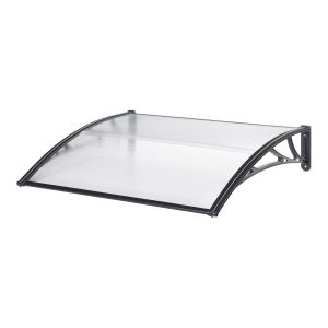 Toldo exterior mellerud para portas com proteção transparente 100x60 cm