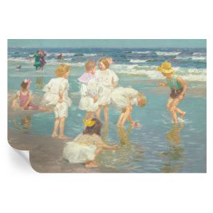 Papel parede adesivo infância na praia 104x152 tulup
