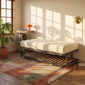 Cama ninho 90x190cm wts high 42cm poupa espaço montagem incluída