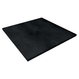 Ondee - base de duche nola 3 - cortável - 80x80 - resina - preto - batoque