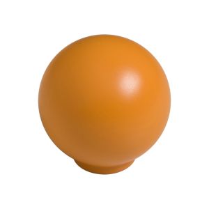 Puxador esfera abs 29mm laranja matt, lote de 50