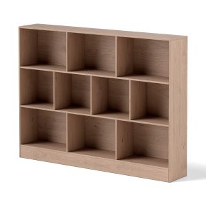 Biblioteca - helloshop26 - 10 compartimentos - madeira - 140 x 24 x 104 cm