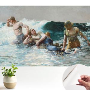 Papel de parede vinílico combate naval 250x250 tulup