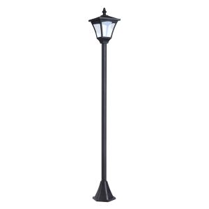Candeeiro solar de jardim 15x15x120 cm abs Outsunny, casa - iluminação