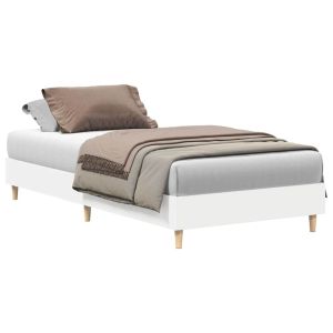 vidaXL estructura de cama sin colchón blanca 100x200 cm