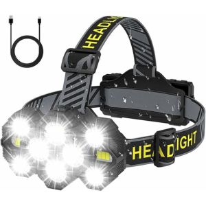 Lanterna LED 22000lm 10LED 10 modos camping pesca ciclismo recarregável