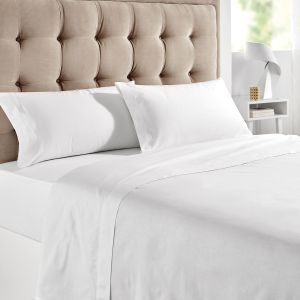 Conjunto de cama 180x190cm pikolin home 100% aLGodão 4 peças branco