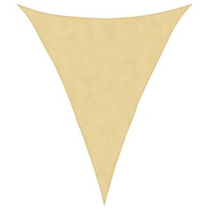 vidaXL toldo de vela poliéster oxford 100% arena 3x4x4 m