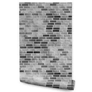 Papel de parede não tecido cinzento tijolo para sala de estar quarto