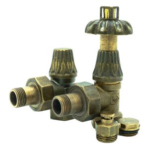 Kit de válvula termostática com pega florida para radiador de ferro fundido
