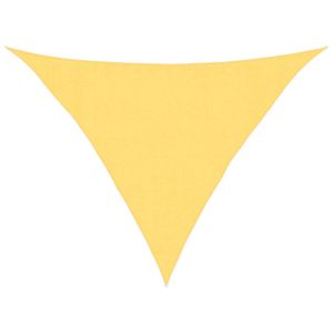 vidaXL toldo de vela hdpe beige 160 g/m² 3,5x3,5x4,9 m