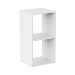 Unidade de prateleiras spacequb de 2 níveis 34,5 x 32 x 67,5 cm, 7house