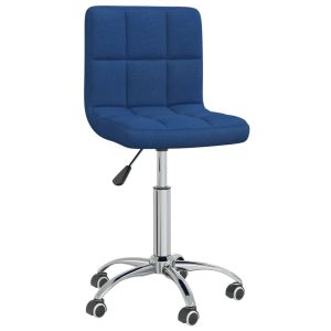 Cadeira de escritório - helloshop26 - cadeira giratória - tecido azul - alt