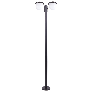 Poste de luz para exterior kulsi preto