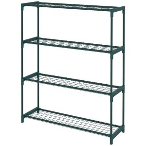 Suporte para planta 89x28x107 cm aço color verde Outsunny