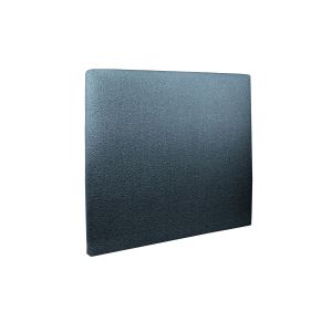 Cabeceira estofada de 140 cm - tecido bleu bouclette - azul