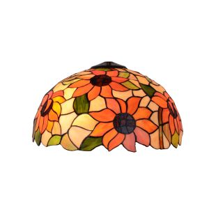 Abajur tiffany avulso, série diamante, 40 cm de ø