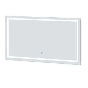 Espelho de casa de banho LED 140×70cm+anti-embaciamento