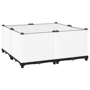 vidaXL arriate polipropileno 80x80x38 cm