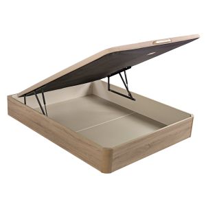 Sommier com arrumação 90x200cm wts naturale 31cm abertura frontal montagem