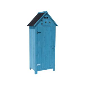 Armário de jardim "cabanon" - 77 x 54,5 x 179 cm - azul celeste