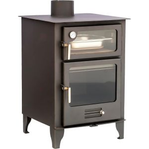 Joima - salamandra a lenha modelo azuer forno 8 kw