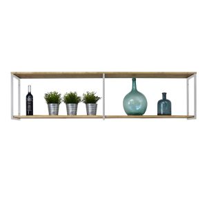 Estante icub 2 prateleiras 30x160 branco