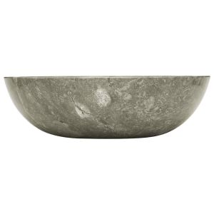 Lavatório ø40x12 cm mármore cinzento