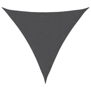 Para-sol estilo vela tecido oxford triangular 3x3x3 m antracite