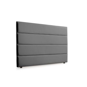 Cabeceira estofada genova pele sintética 160x120x8 cm - moonia