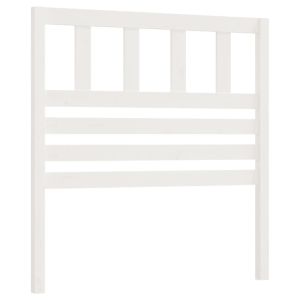 vidaXL cabecero de cama madera maciza de pino blanco 81x4x100 cm