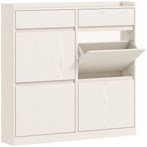 Sapateira 98x19,2x95,3 cm color blanco Homcom
