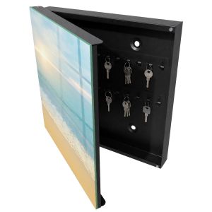 Caixa para guardar chaves decorativa 30x30x5, abertura à esquerda tulup