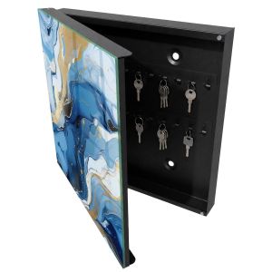 Caixa para guardar chaves decorativa 30x30x5, abertura à esquerda tulup
