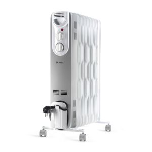 Aquecedor a óleo - orso - 2000w - branco - silencioso - móvel