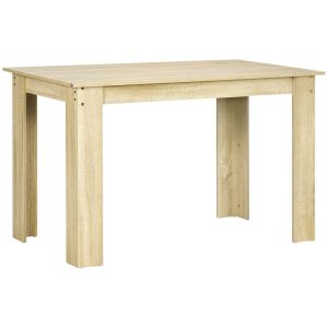 Mesa de sala de jantar para 4-6 pessoas mesa de cozinha retangular estilo m