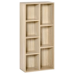 Estante para livro 50x24x106cm mdf color marrón Homcom