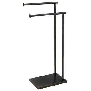 Toalheiro de pé 35,5x20x78 cm metal Homcom, casa - casa de banho