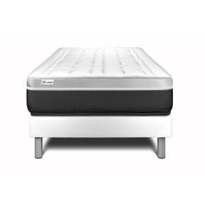 Pack sommier colchão vital soft 120 x 190 cm sommier em kit branco