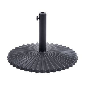 Base para guarda-sol carezza redonda preto 21 kg