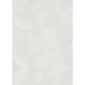 Erismann papel de parede semicírculos em estilo retro branco