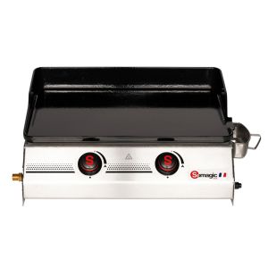 Somagic - grelhador a gás so premium 2 queimadores 7kw