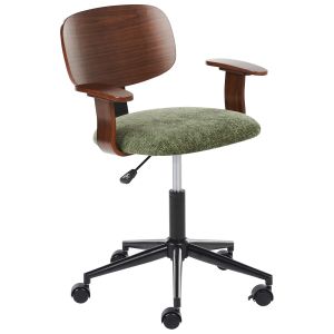 Cadeira home office gunnison tecido verde